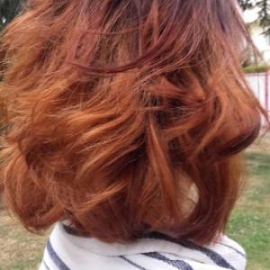 coupe femme rousse